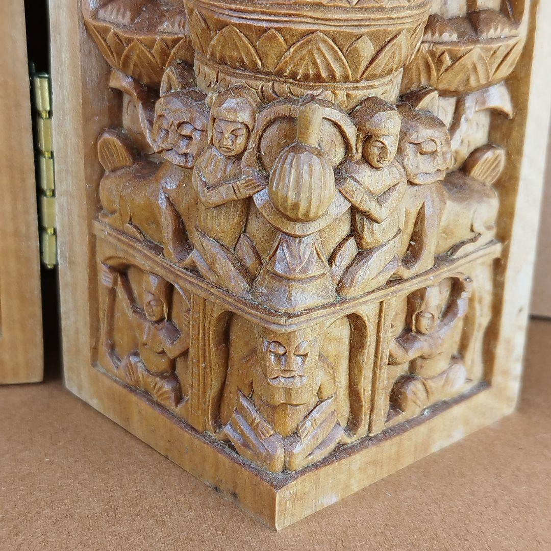 インド老山白檀「国宝緒尊仏籠」《整理番号:BU002》