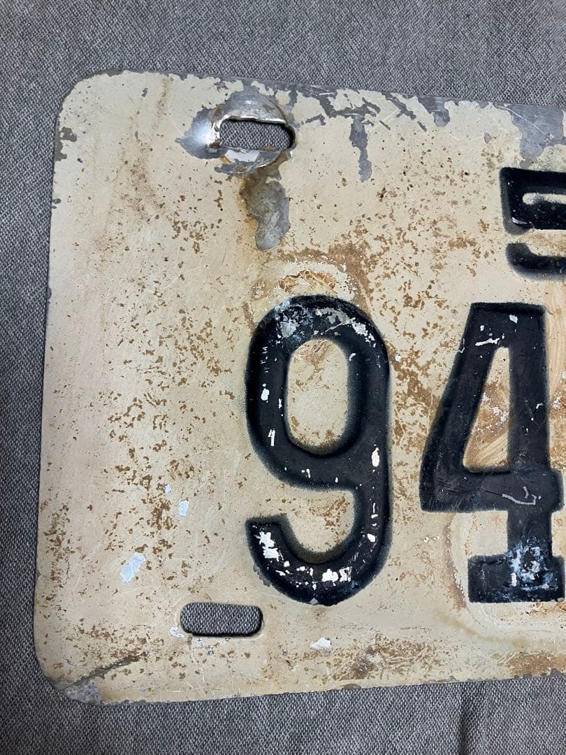 琉球政府発行 車両ナンバープレート