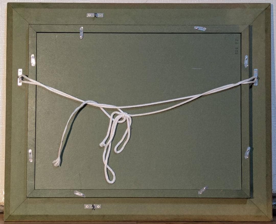 【模写】絵画　木村忠太　油彩4号　光と色彩の抒情　モダン風景画　Y199