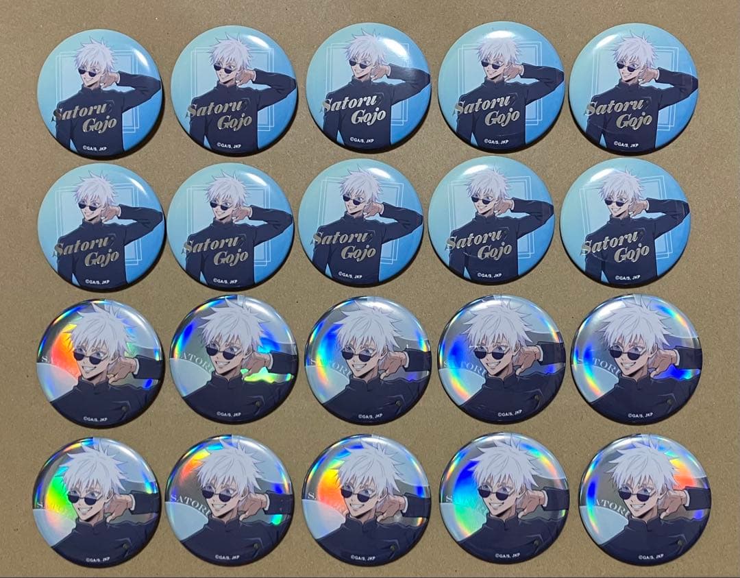 呪術廻戦　TOHO ジャンプフェスタ　缶バッジ　買い玉・玉折　五条悟