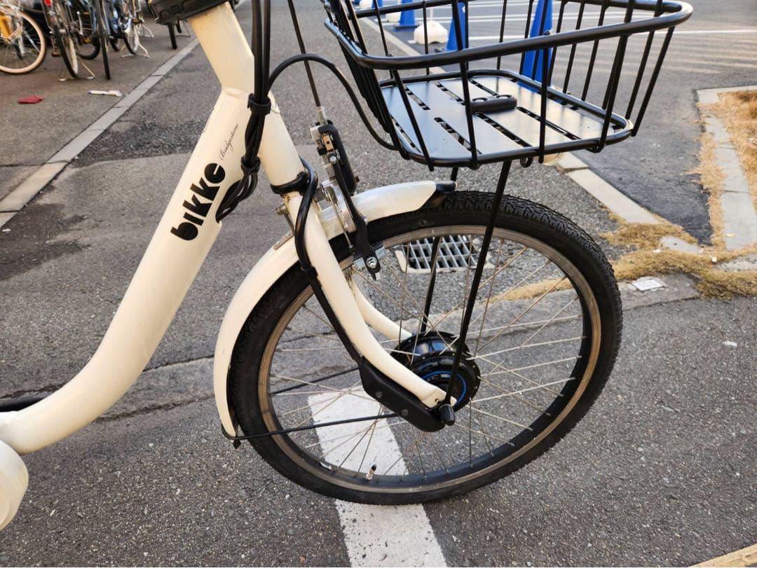 中古24/20㌅ブリヂストン電動アシスト自転車　ベルト式　B400 大阪