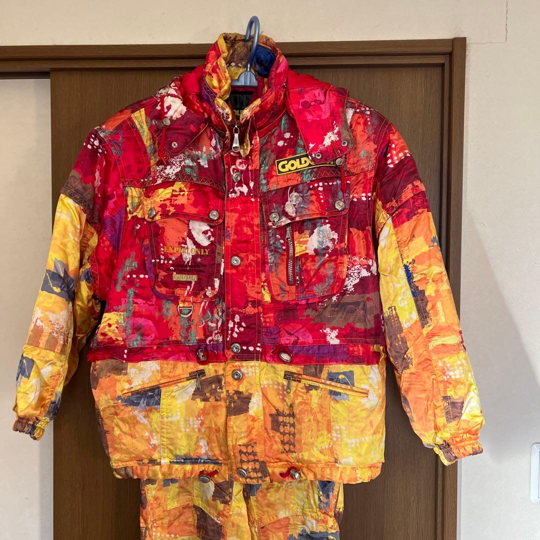 ゴールドウィン スキーウェア レトロ 上下セット