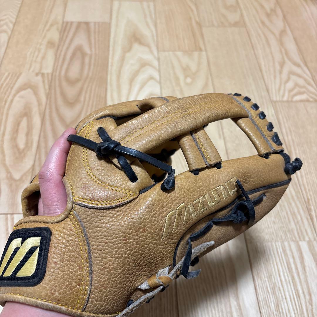 【Mマーク】旧式ミズノプロ　軟式グローブ レザー製