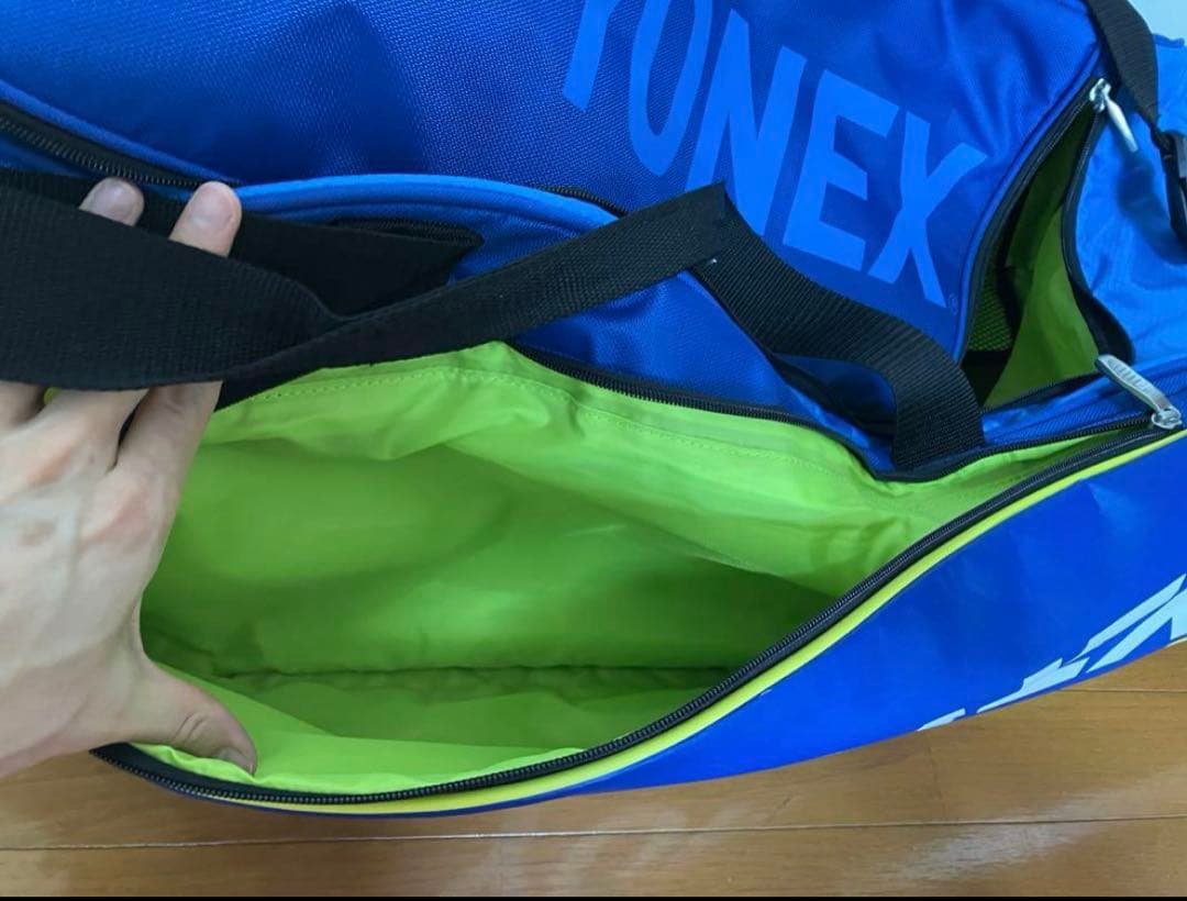 YONEX バドミントントーナメントバッグ 青・黄