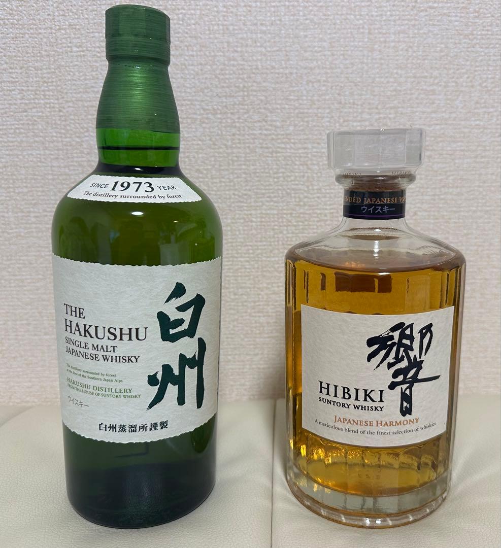 白州 シングルモルト & 響 ジャパニーズハーモニー セット　箱有り