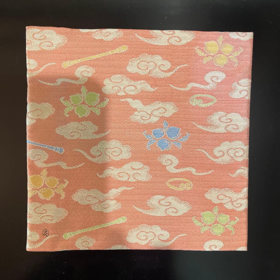 雲模様の高級茶道用古帛紗