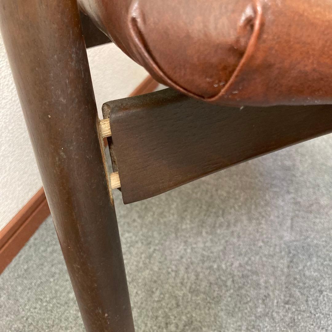 激レア　辻木工 レトロ 木製 アームチェア TSUJI 椅子 イス ビンテージ