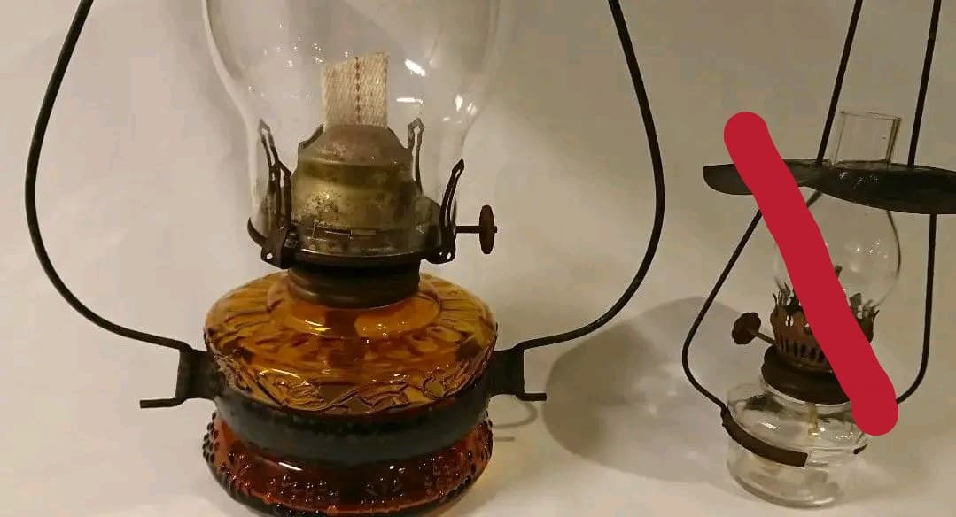 オイルランプ/ 昭和レトロ/ アンティーク/