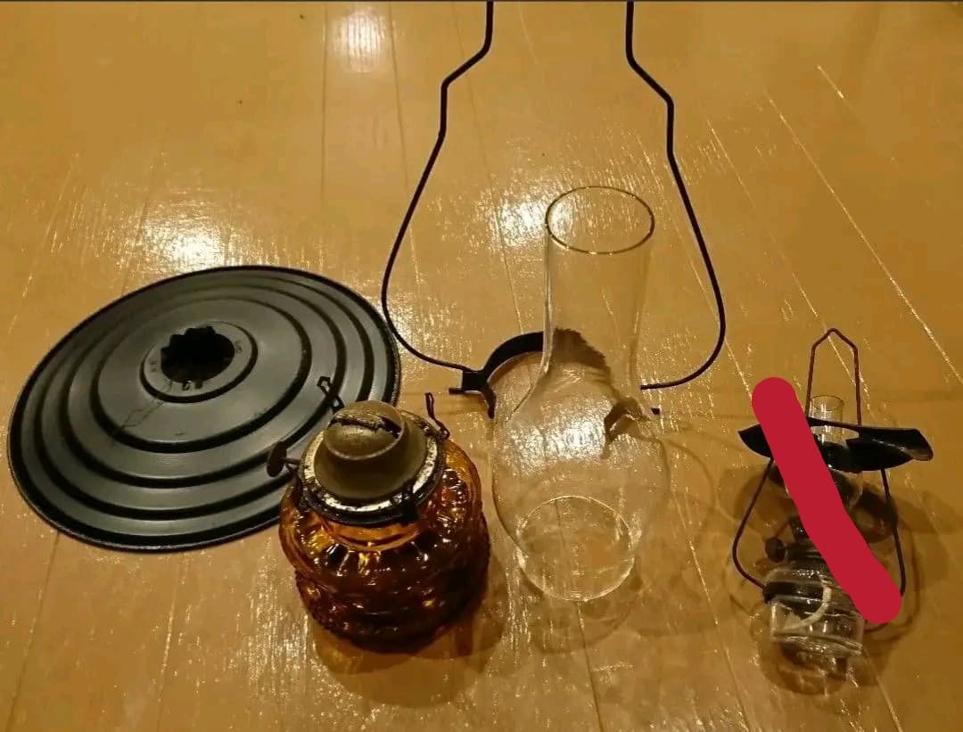 オイルランプ/ 昭和レトロ/ アンティーク/