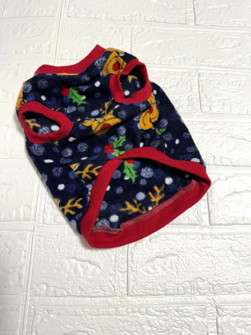 ☆ランラン☆ページ　雪だるま柄フリルワンピース、トナカイ柄タンクトップ