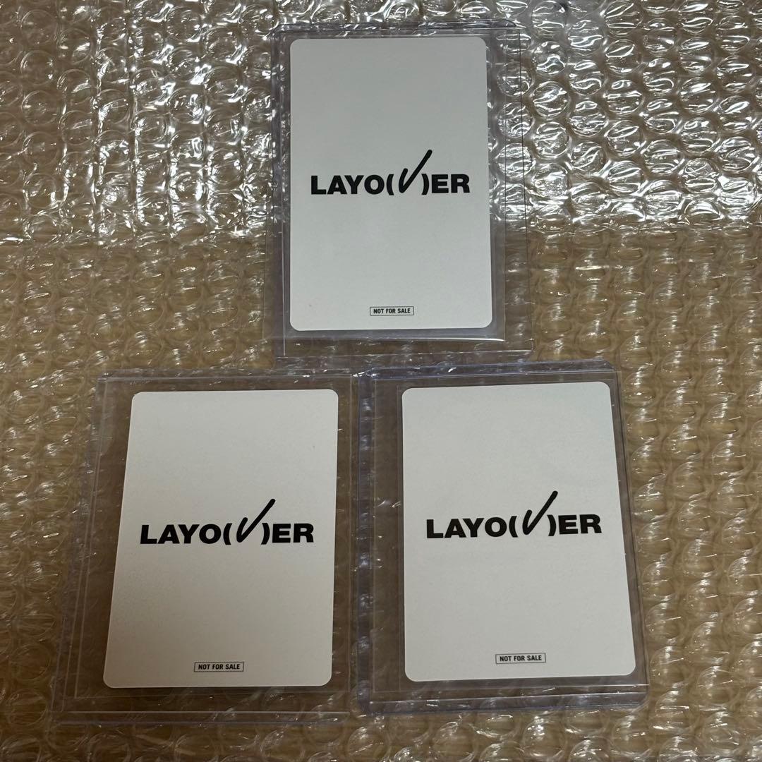 BTS V layover JPFC ラキドロ トレカ 3枚 テテ テヒョン ①