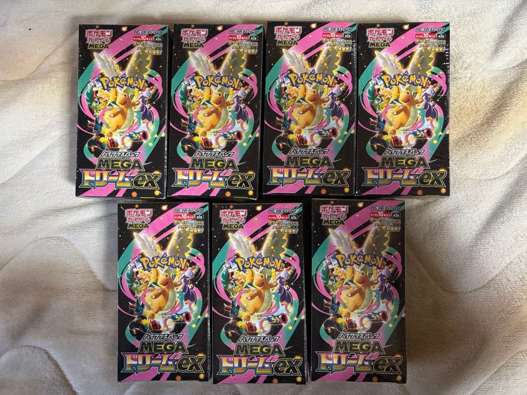 ポケモンカード MEGAドリームex 未開封シュリンク付き 7BOX