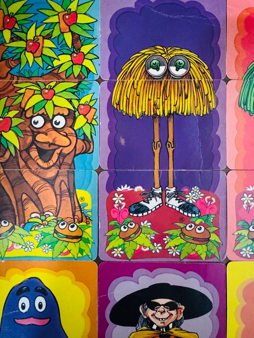 1980 アメリカ　マクドナルド　紙もの　カード ゲーム ディスプレイ　激レア