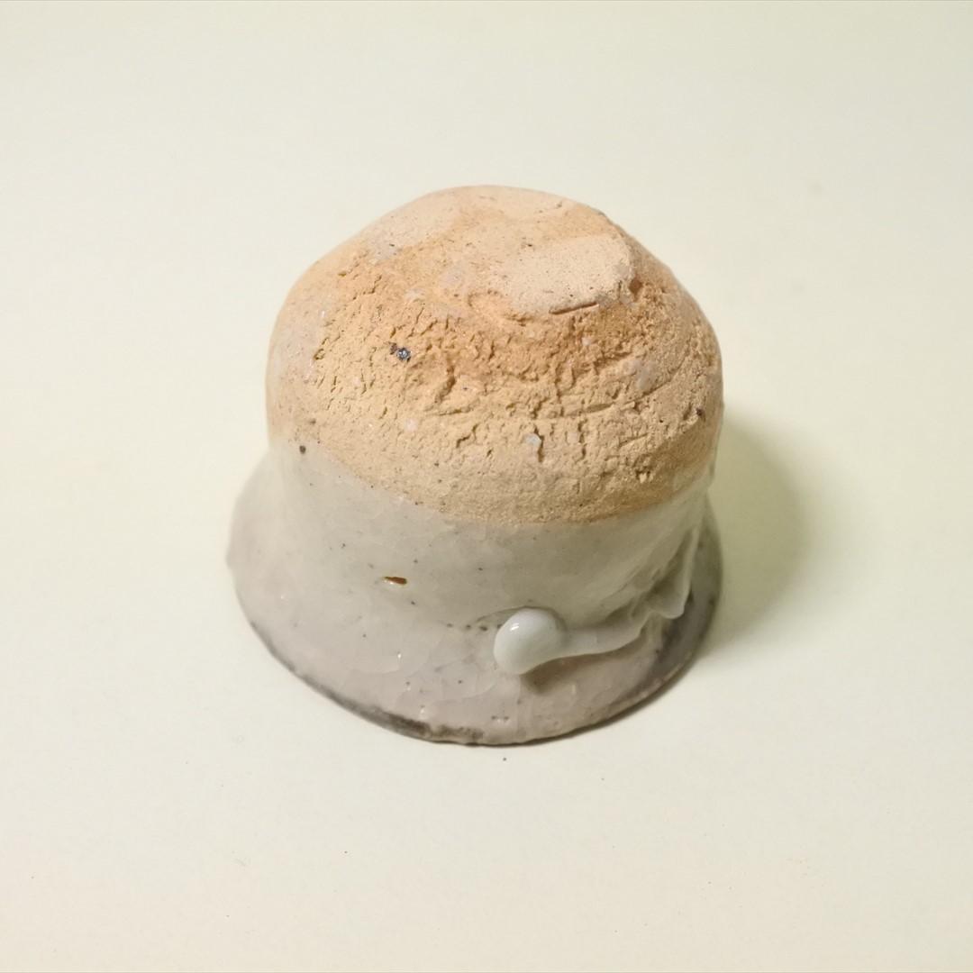 現代作家　杉本泥牛　杉本立夫　唐津　皮鯨　盃　酒器 b