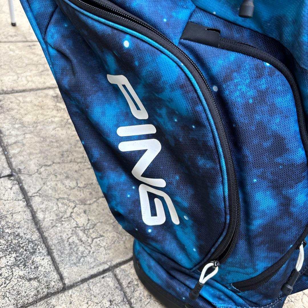 PING ゴルフバッグ・キャディバッグ 青黒