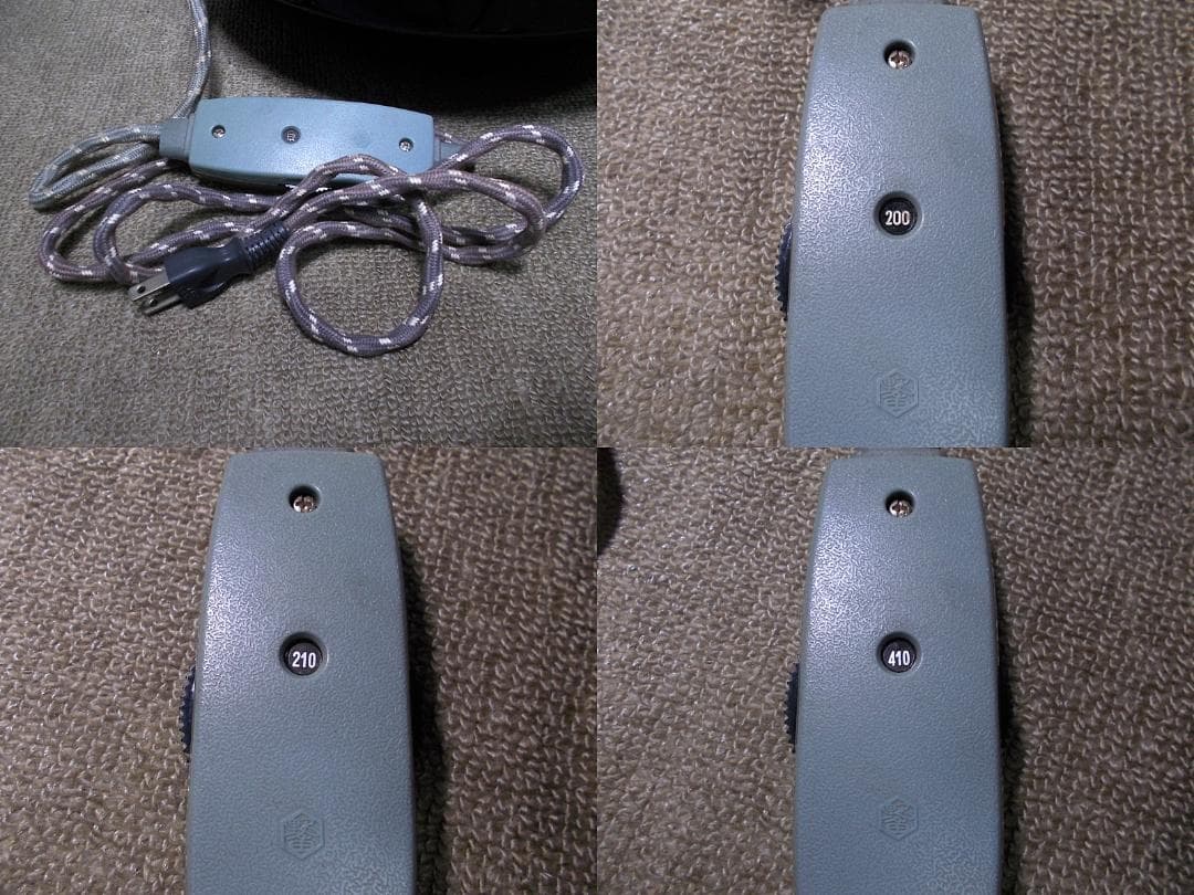 茶道具 茶釜 野々田電熱器 風炉型電熱器 三段切替え式 200/210/410w