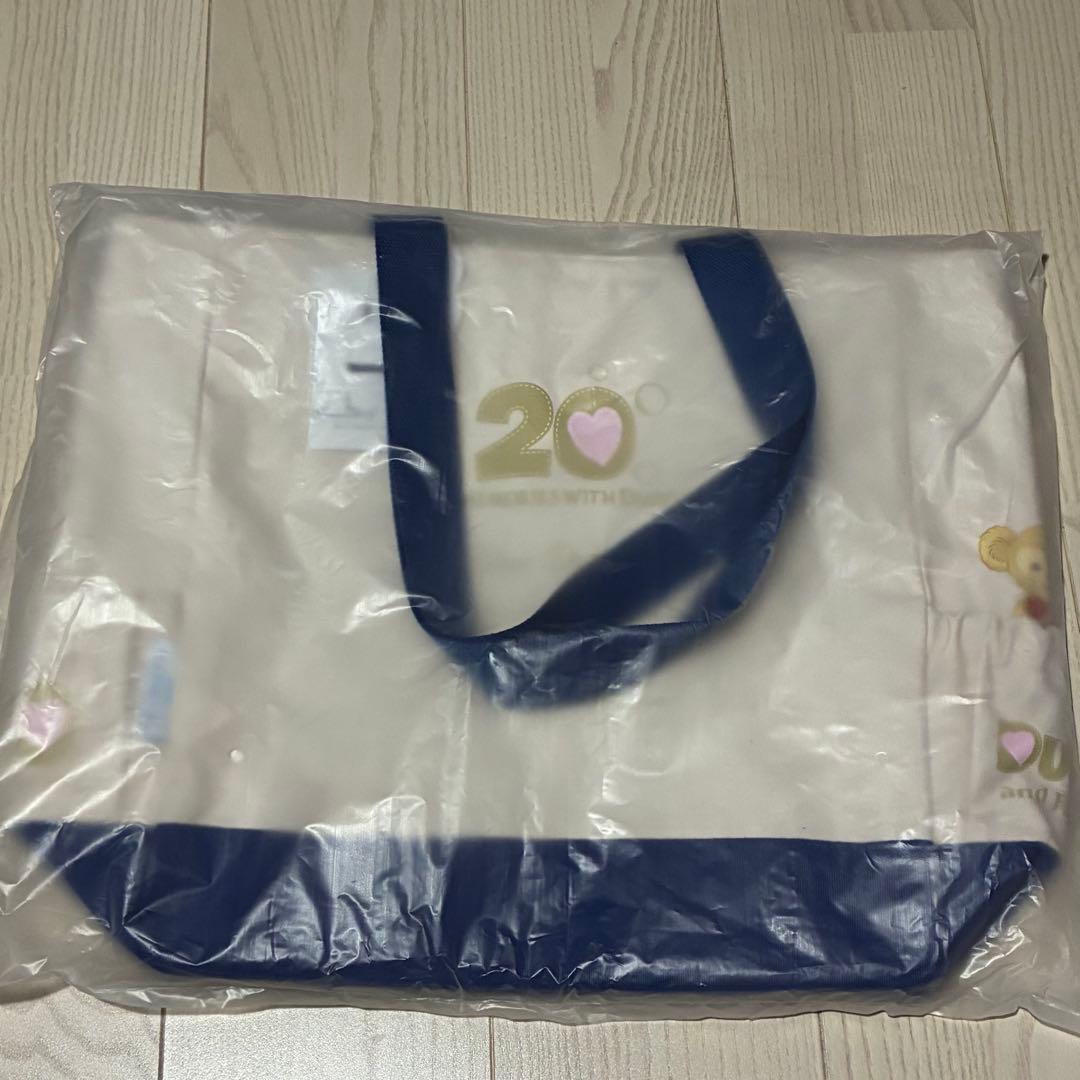 ディズニー ダッフィー 20周年 ぬいぐるみ バッグ　フィギュアセット