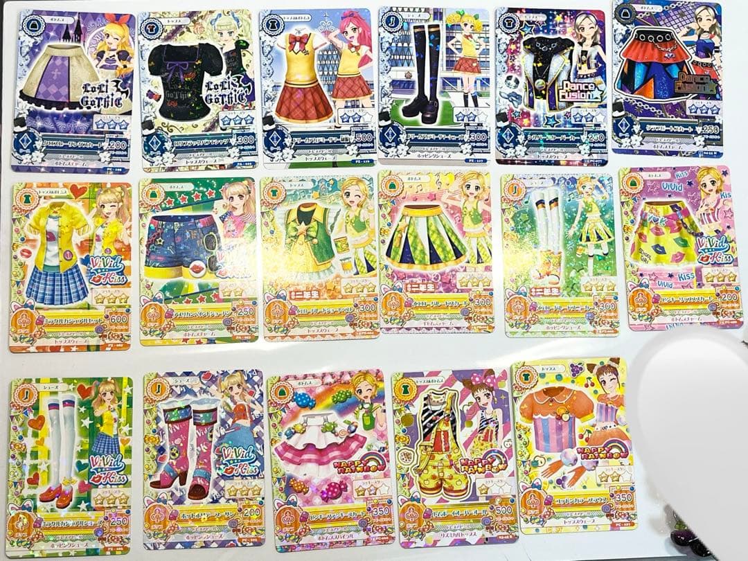 アイカツ カード 画像①〜⑨ 初期多め