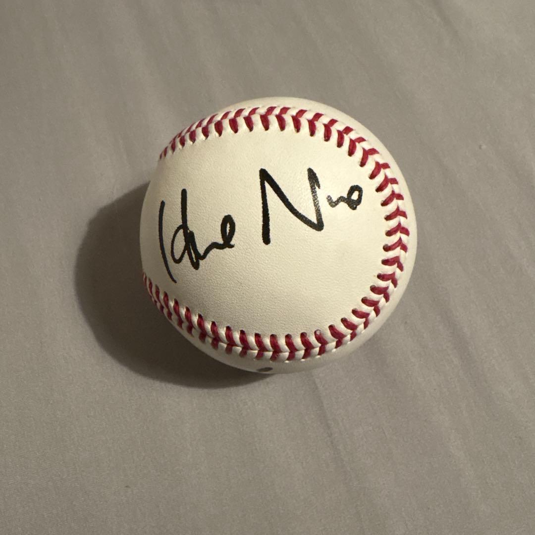 野茂英雄、栗山巧サインボール