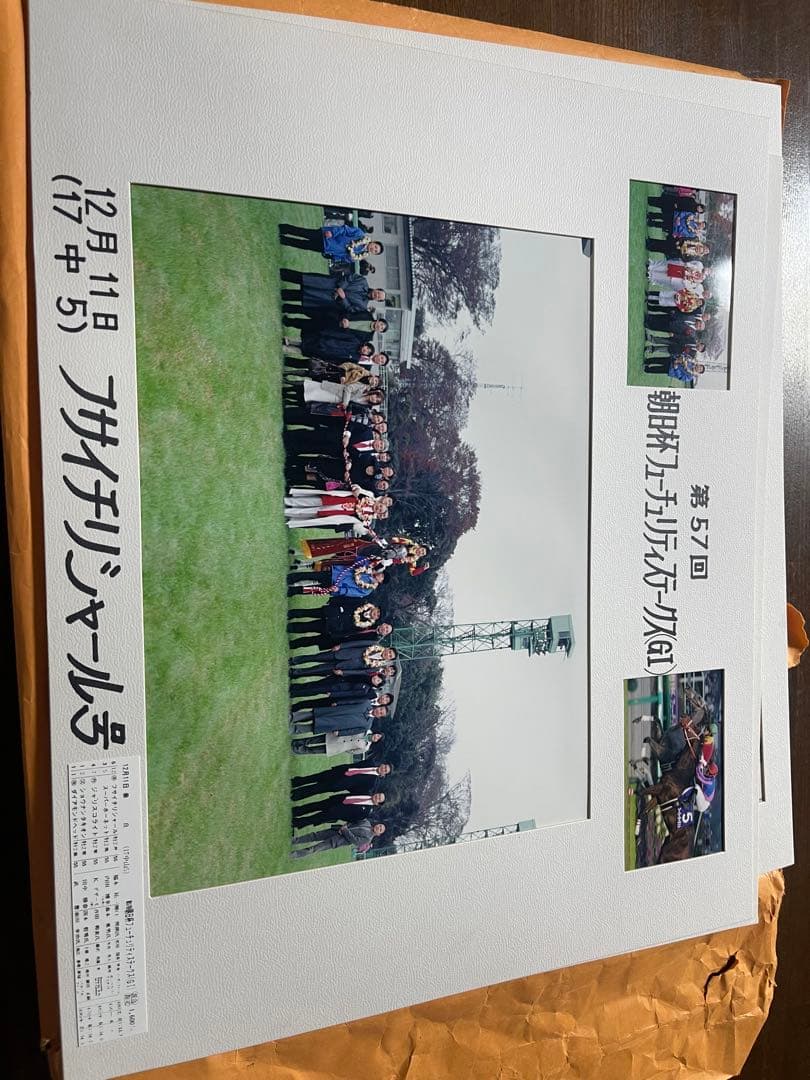 フサイチジャンク　フサイチリシャール　フサイチエアデール　口取写真　競馬