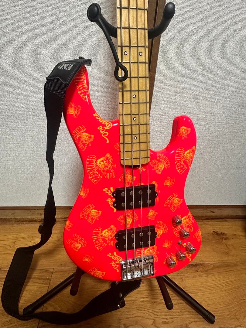 EDWARDS(エドワーズ)E-助平PINKWANIMAKENTAエレキベース