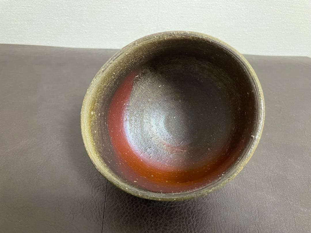 藤原建　備前茶碗　共箱　茶道具