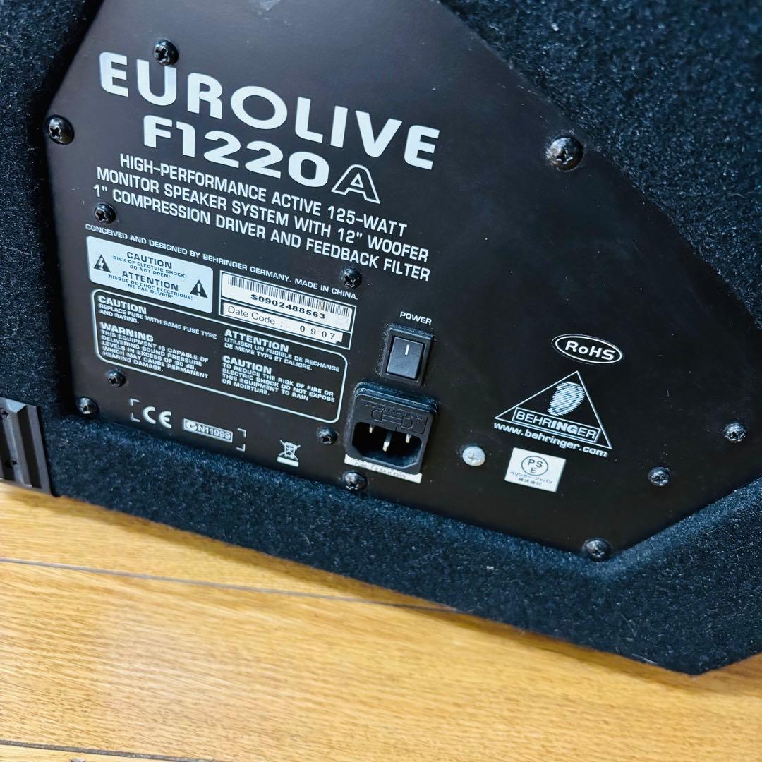 behringer F1220A EUROLIVE モニタースピーカー送料込み