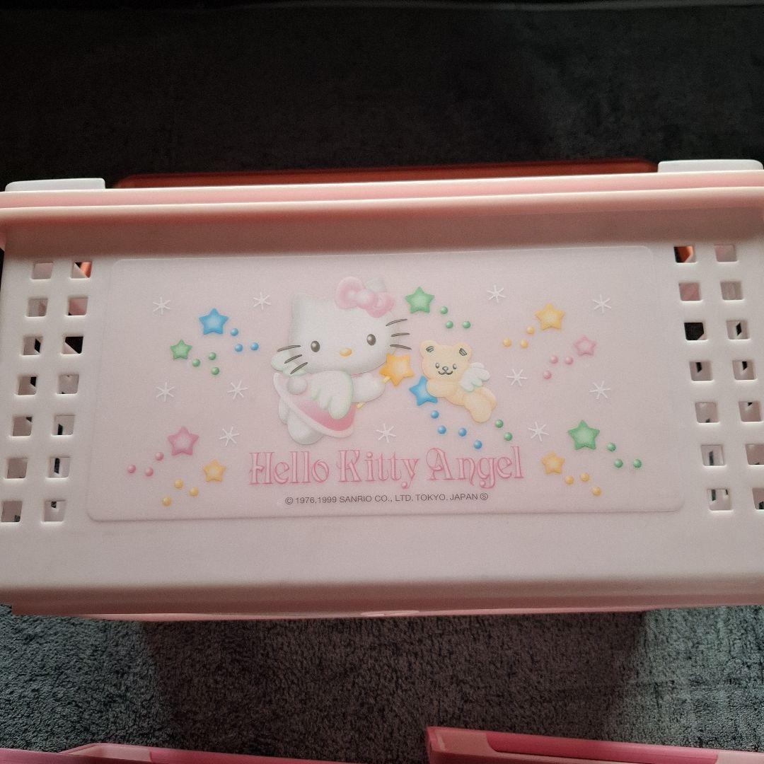 平成レトロキティ激レアHello Kitty エンジェル収納ボックス 3つセット