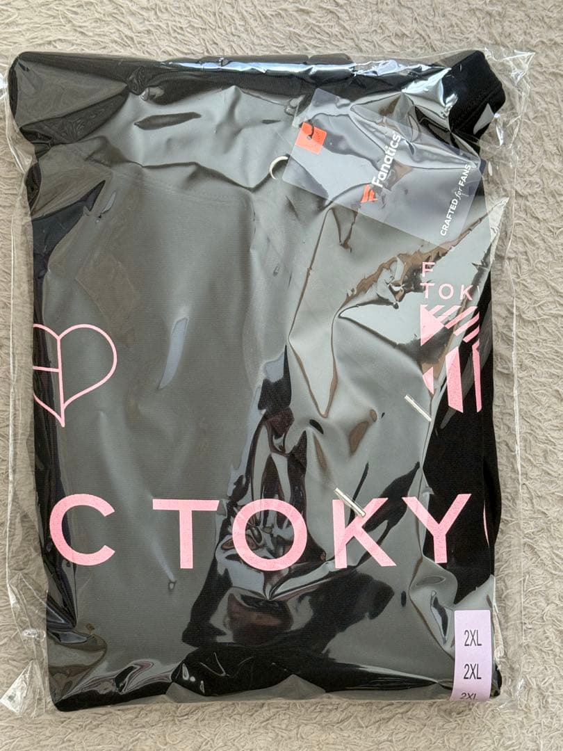 FC東京×BLACKPINK ブラック ロゴフーディ Tシャツ タオルマフラー