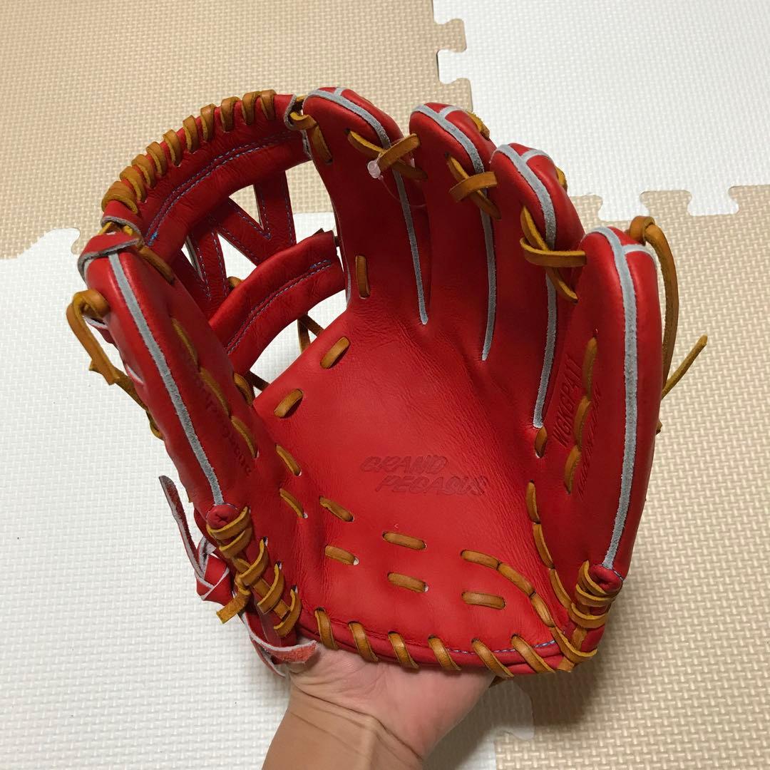 ワールドペガサス　硬式グラブ　内野手用　WGKGP411 型付け済