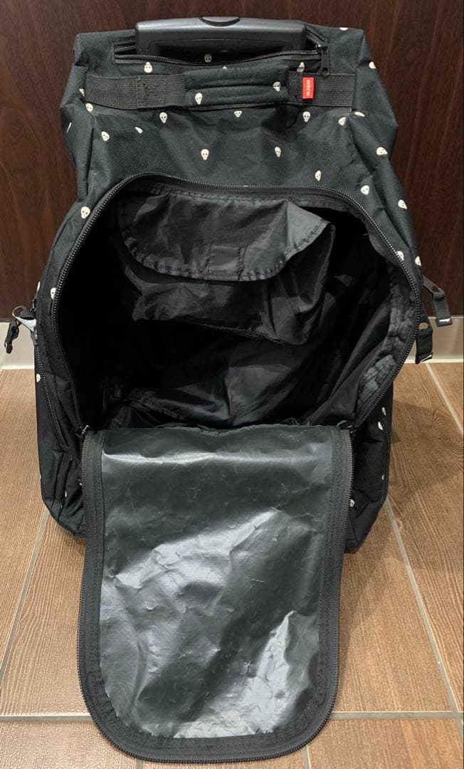 エビス コンテナ ウィール バッグ スキーブーツ ウェア キャリー リュック 黒