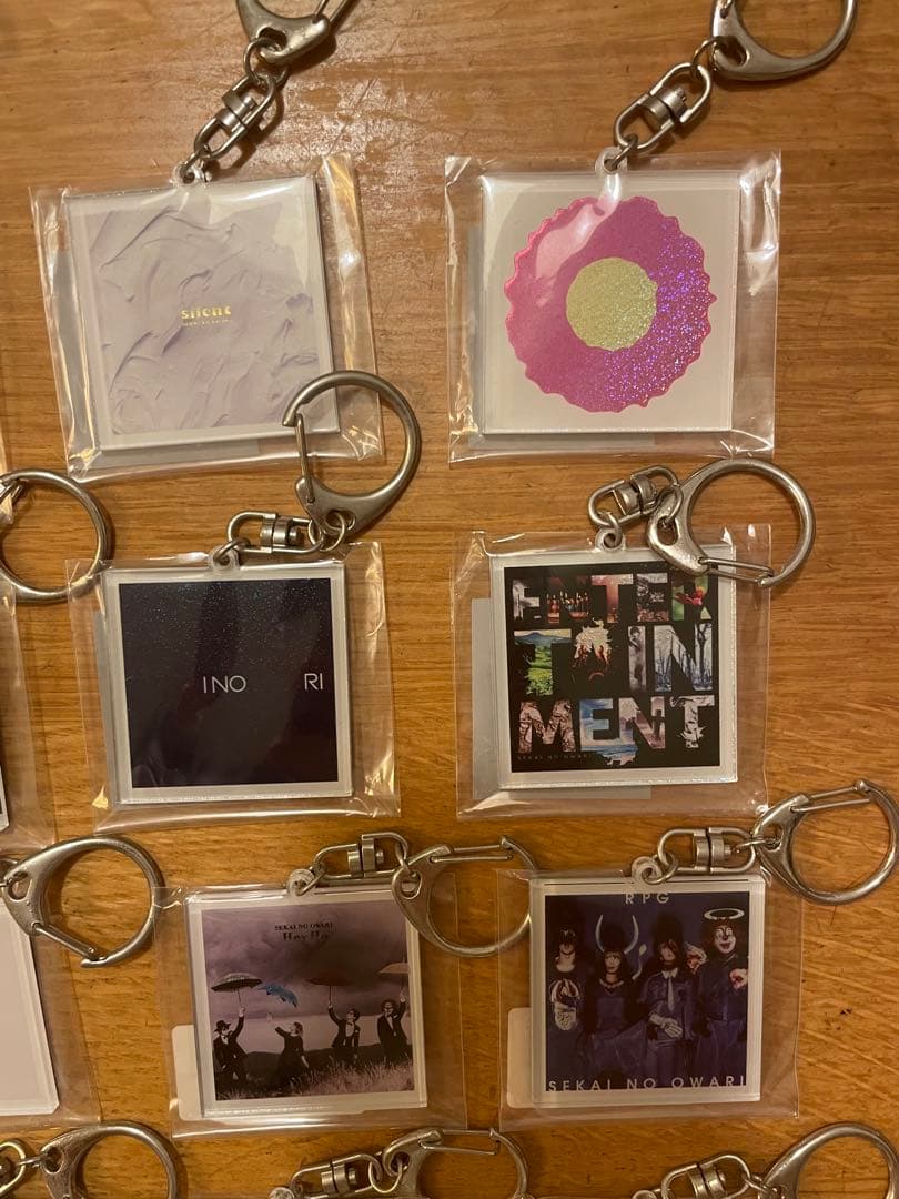 SEKAI NO OWARI セカオワ ホログラムキーホルダー全23種セット