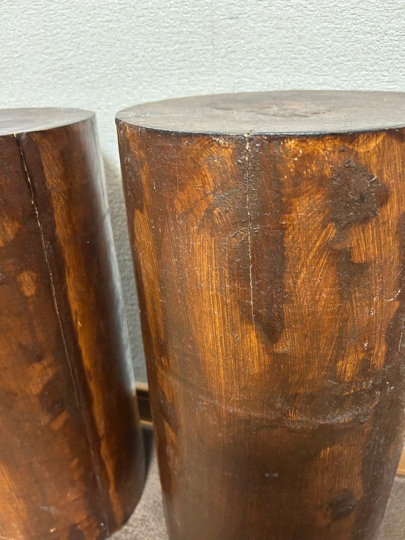 ティキ(tiki)　直径24cm前後×高さ48cm前後　2個セット