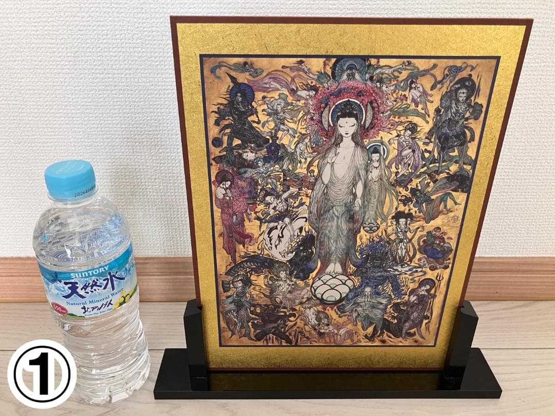 ※最終値下げ【非売品】天野喜孝作 「法華経画」スタントパネル＆下敷き