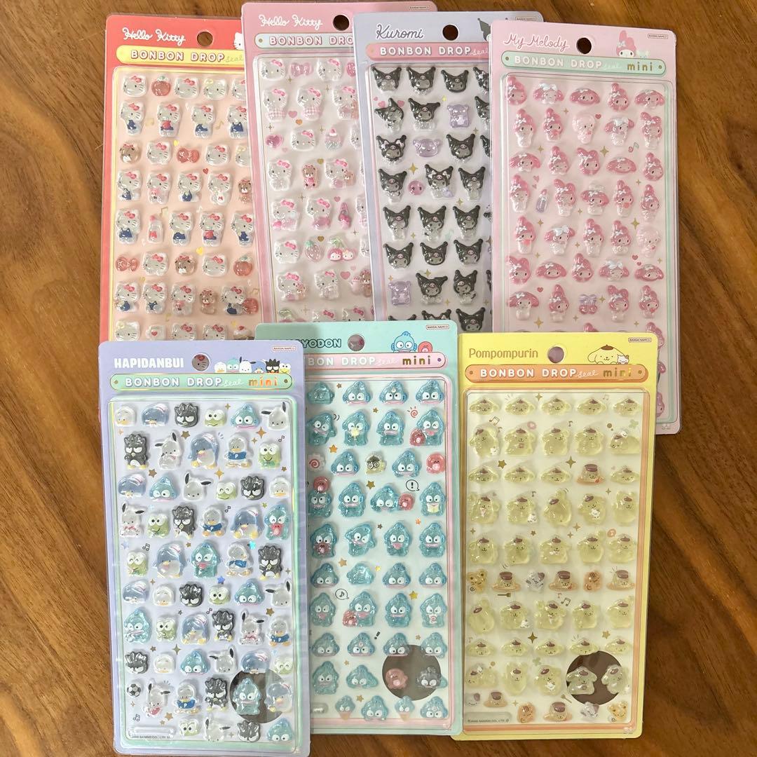 正規品❗️ サンリオ　ボンボンドロップシールミニ　miniセミコンプリートセット