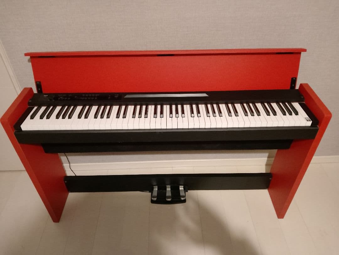 【人気色】　愛知　LP-380 赤　レッド　KORG 電子ピアノ　デジタルピアノ