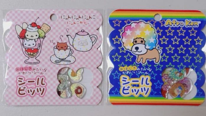 おはじきシール　サンリオ　平成キャラクター