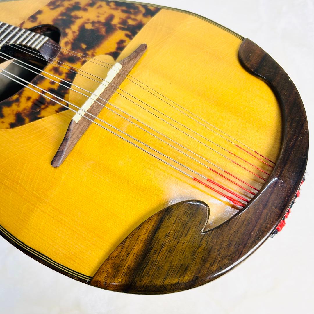 手工品 石川捷二郎 マンドリン No.1 Annno 1982 べっ甲 弦楽器