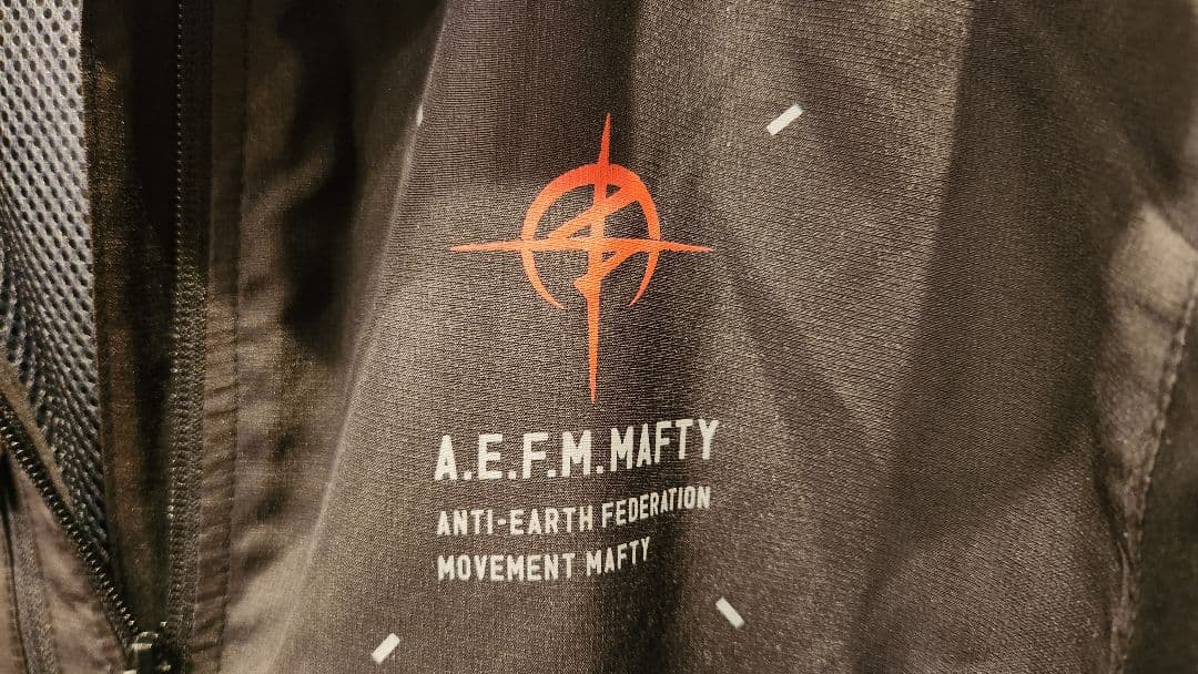 閃光のハサウェイ★STRICT-G ブラックマフティーナイロンジャケット