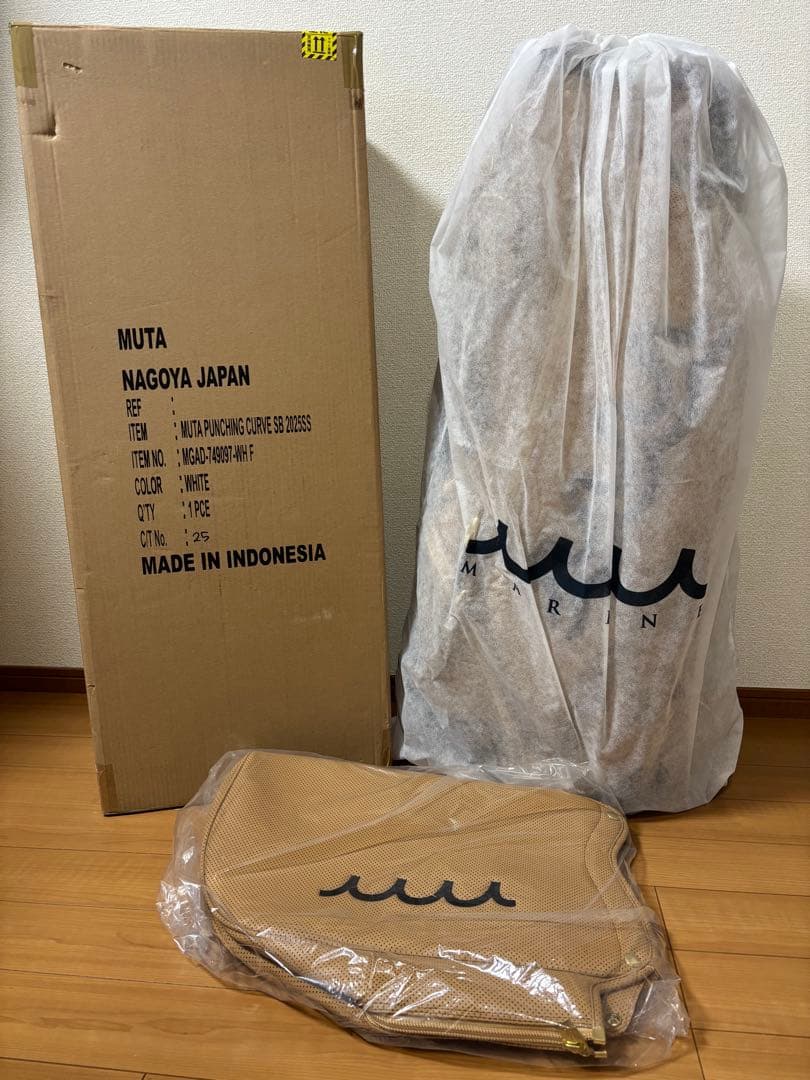 muta MARINE ムータマリン  パンチングエシカルレザー キャディバッグ