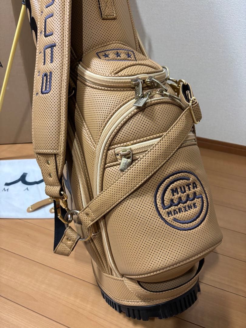 muta MARINE ムータマリン  パンチングエシカルレザー キャディバッグ