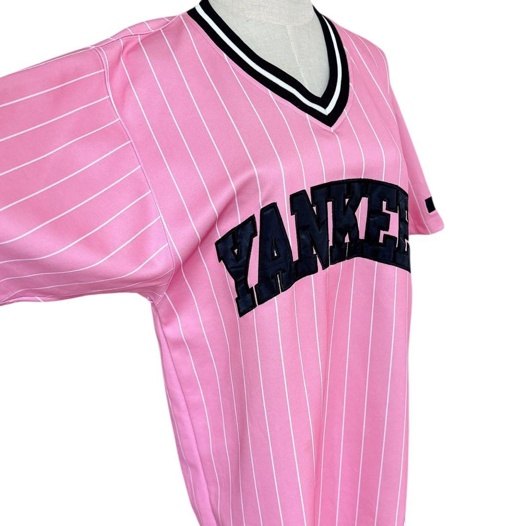 RussellAthletic ニューヨークヤンキース ユニフォーム ピンク M