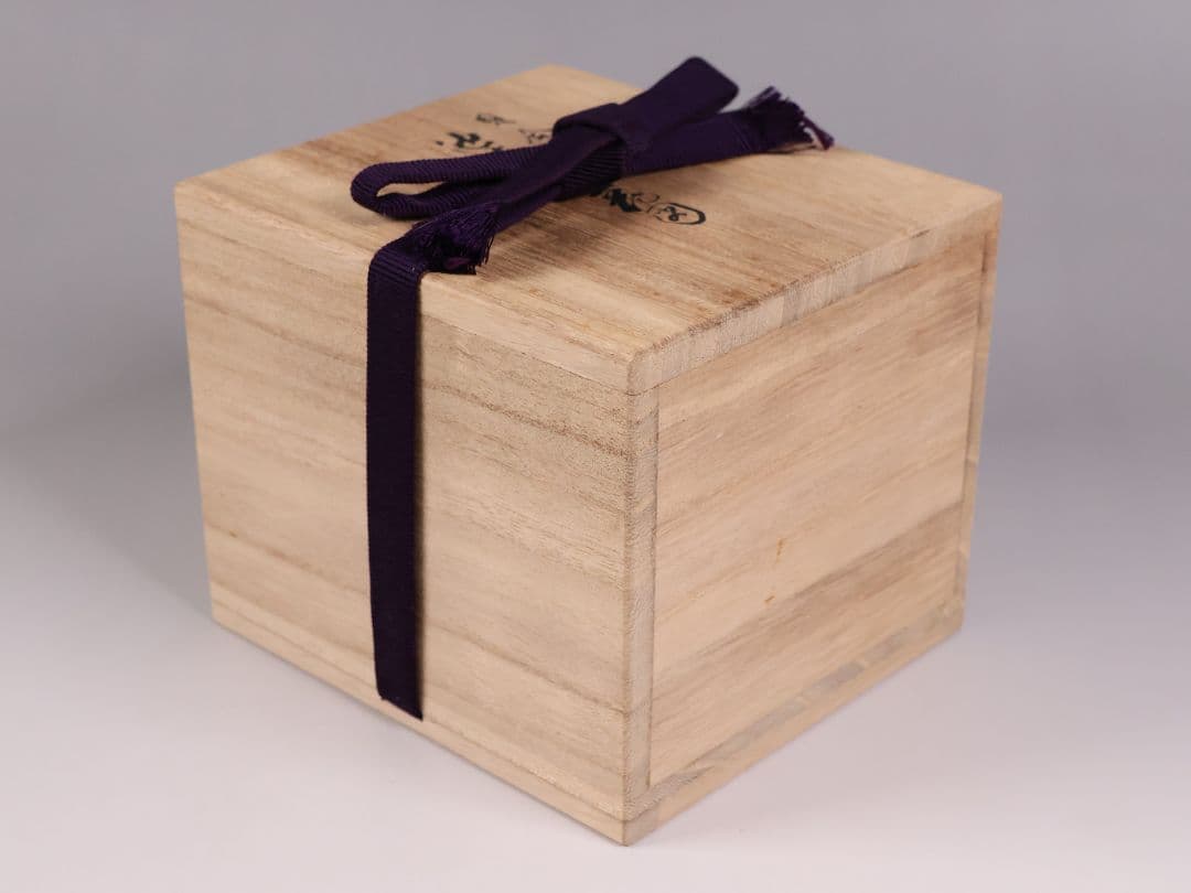 貝合せ 池坊専好立花図 四十五世 池坊専永 箱書 香合 華道 金彩【MA908】