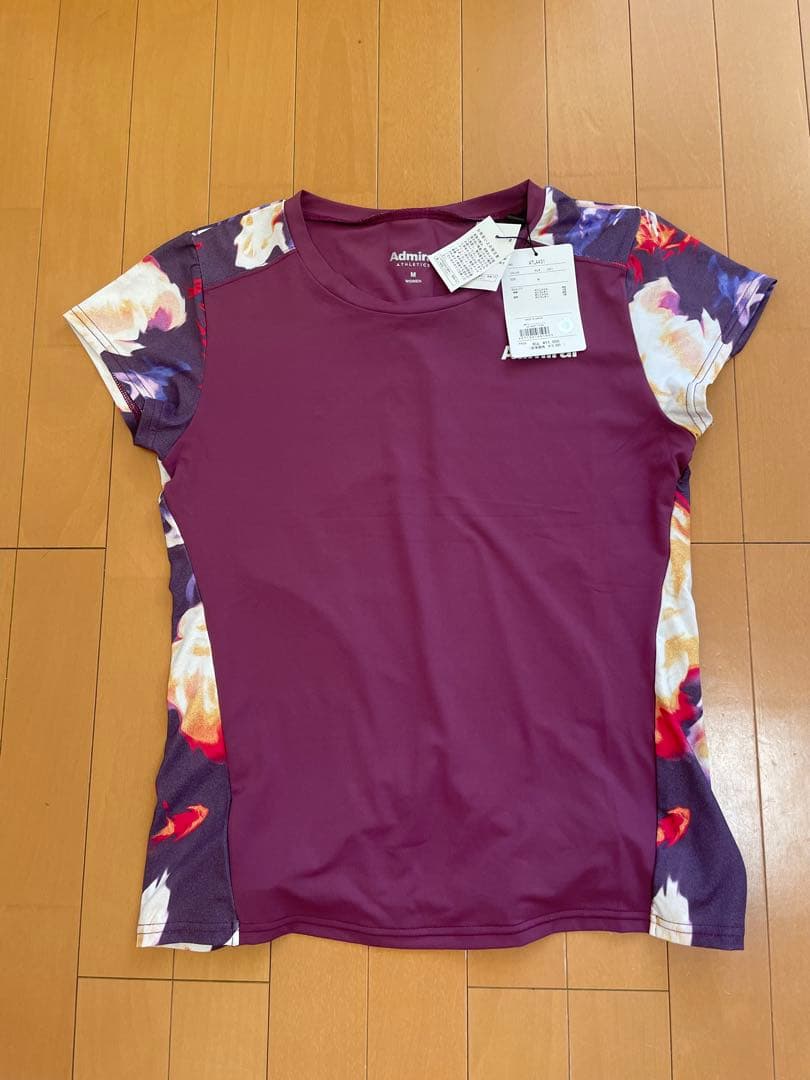 【ひなあられ様】 Admiral テニスウェア 紫 フラワープリント 新品