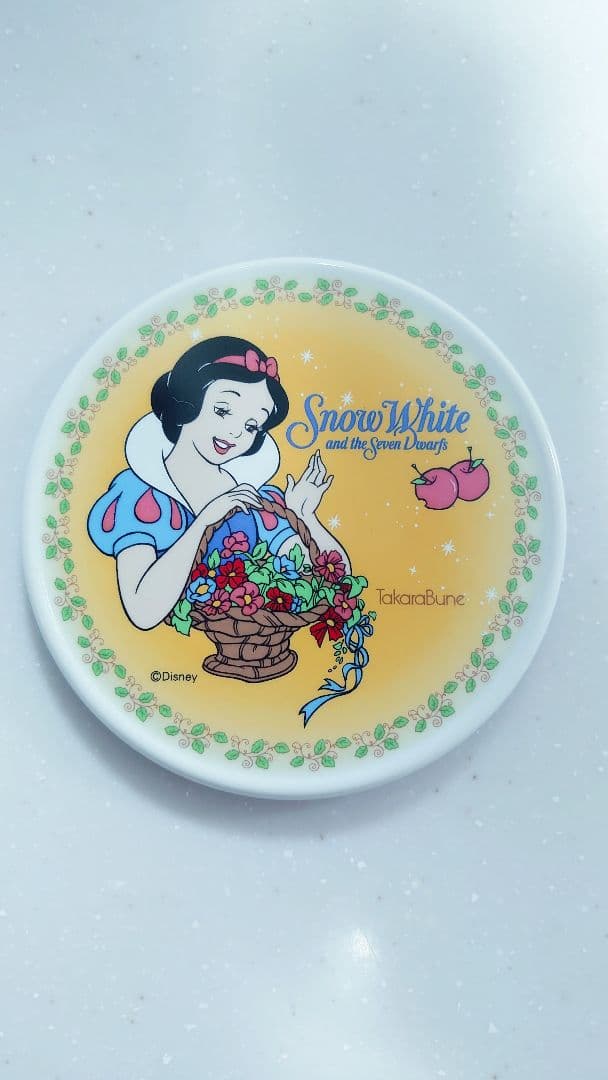 【希少】ディズニープリンセス陶器プレート3枚セット【シンデレラ白雪姫ジャスミン】