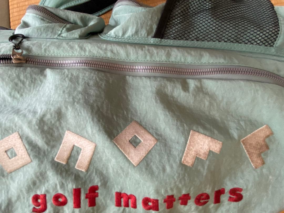 オノフ on off キャディバッグ ミントグリーン