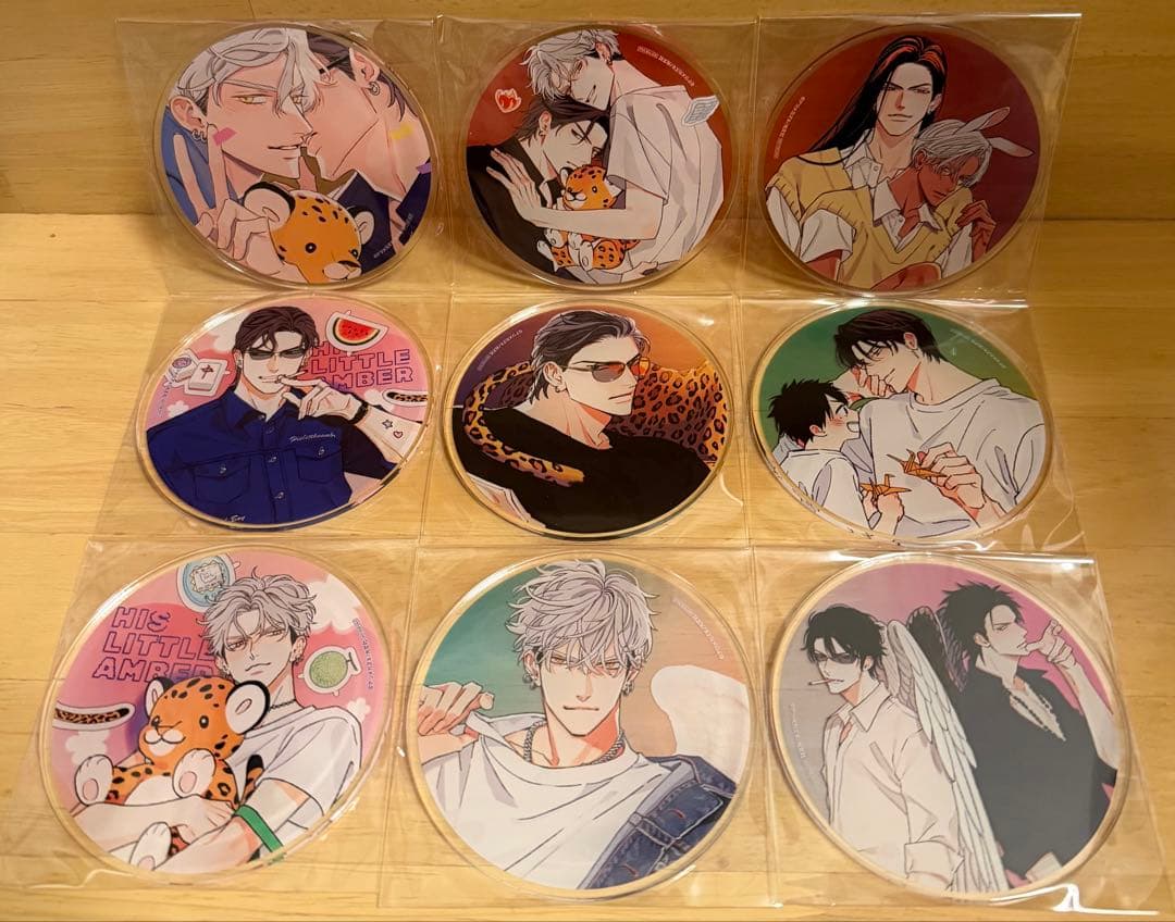 ナツメカズキ ヒズ・リトル・アンバー アクリルコースター 全種セット