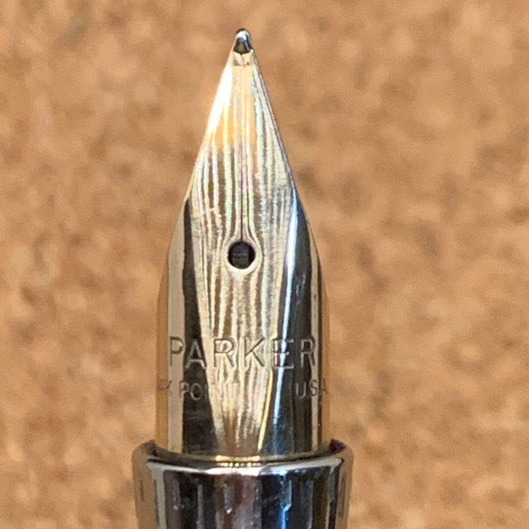 パーカー75 シズレ 万年筆 14K XF スターリングシルバー