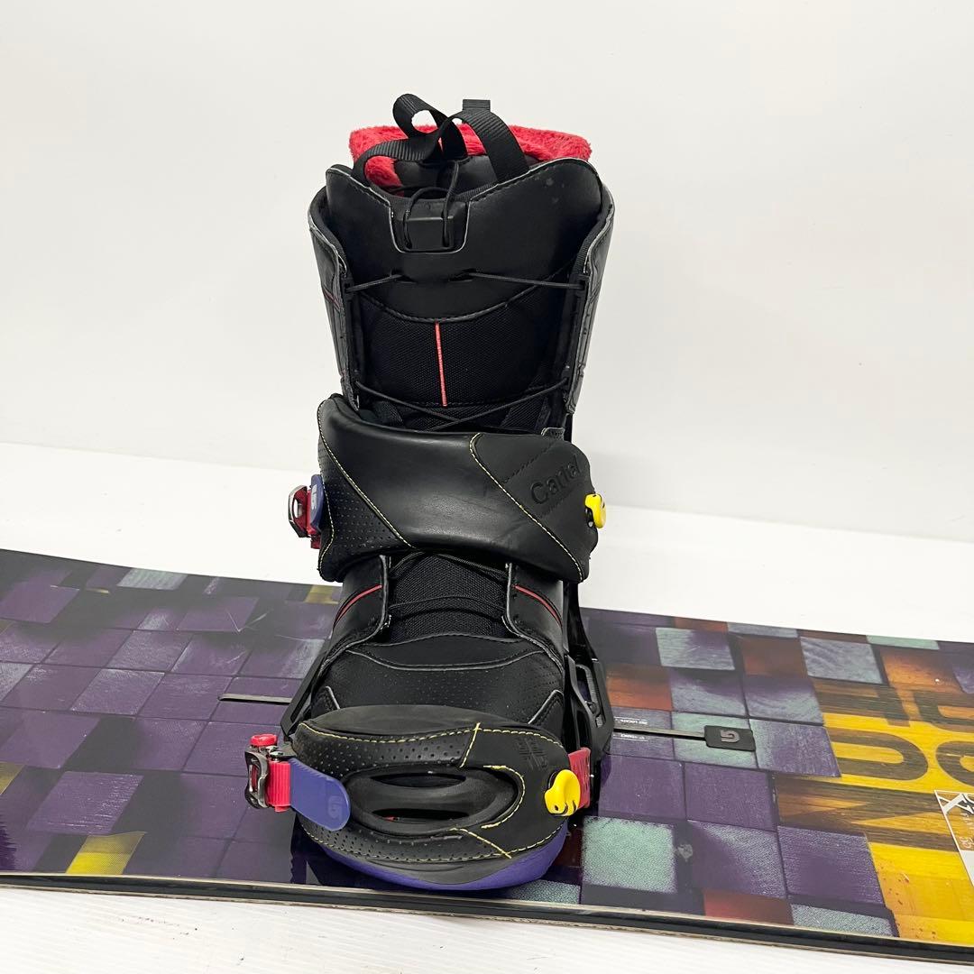 BURTON FLYING V スノボセット　SALOMON スノーボード 美品