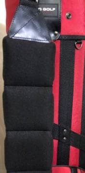 クーラ美品　ラルフローレンPolo Golf レッドキャディバッグ